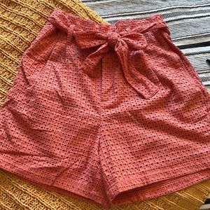 Gorgeous high waisted shorts with tie Size 8